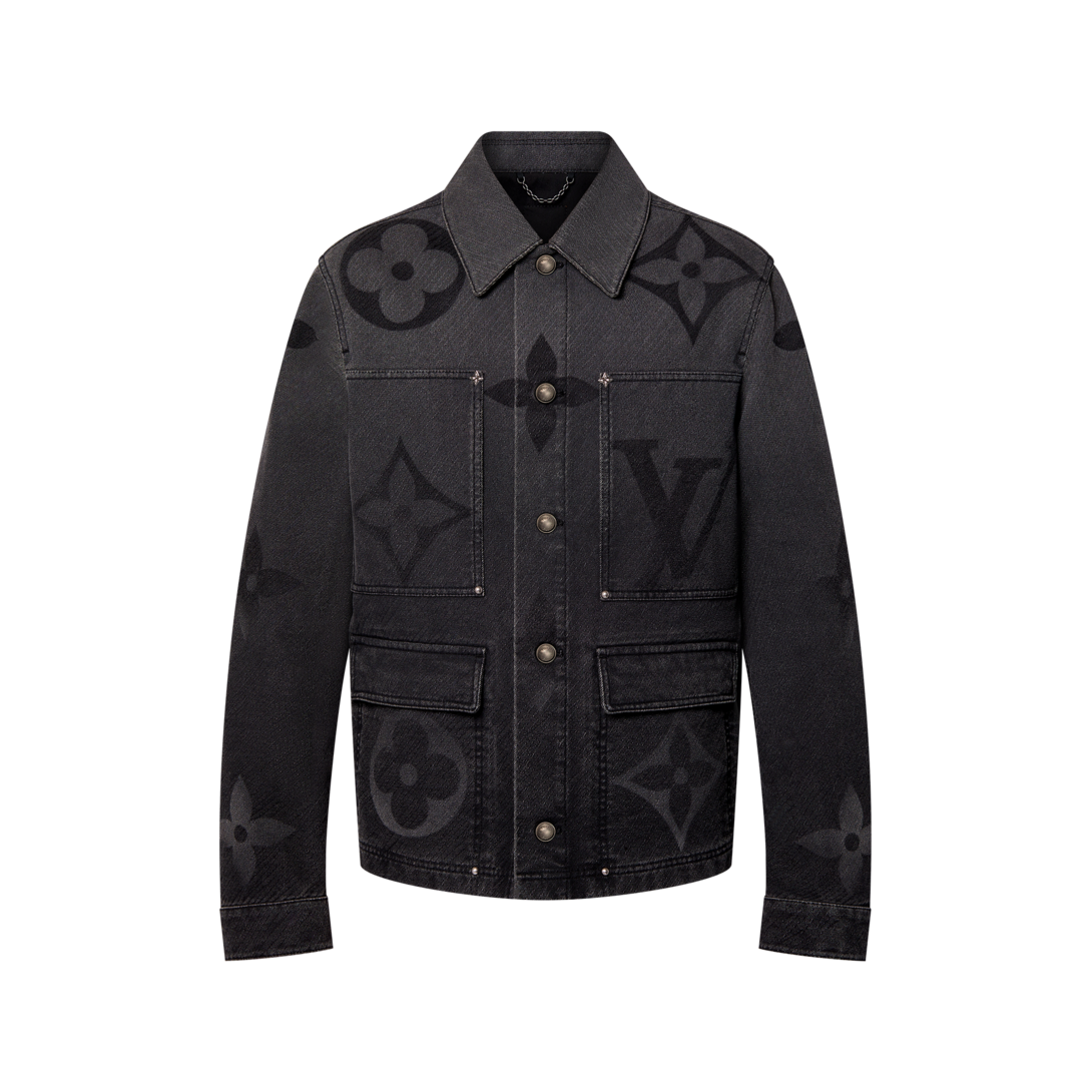 TROVE LAIVA DENIM BLOUSON サイズ1 ブラック --HSA15WOWZ900_PM2_Front view.